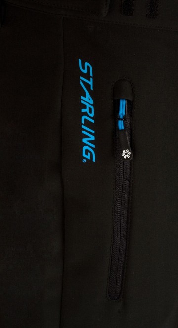 0674detail rits softshell skibroek