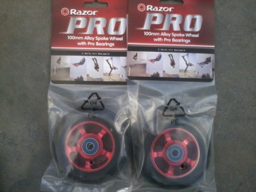 Razor stepwielen set met aluminium spaken