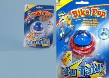 brandweer of politie sirene zwaailicht voor op de fiets en of de step