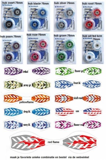 Ripstik air pro Griptape met ripstik wielen