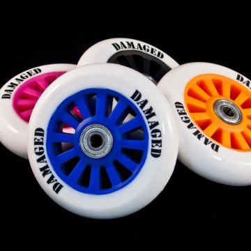 Nylon wiel 100mm met abec7 lagers 