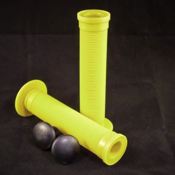 Damaged ODI stijl handgrepen geel