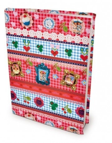 Dresz rekbare boekenkaft patchwork