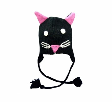 Gebreide muts type kitten