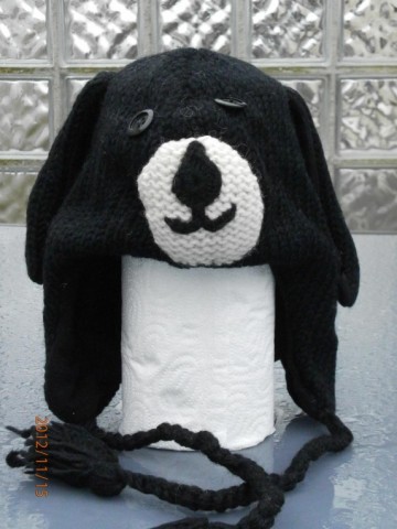 Gebreide muts Flappie