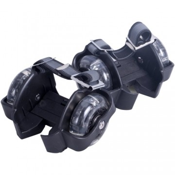 Flashing rollers met geïntregreerde remmen zwart