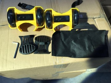 Flashing rollers geel met rem