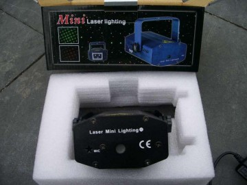 zwarte mini disco laser