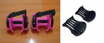 Flashing rollers roze met rem