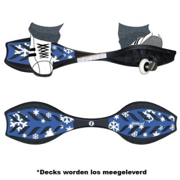 Ripstik air pro met blauwe vorst bloemen sticker