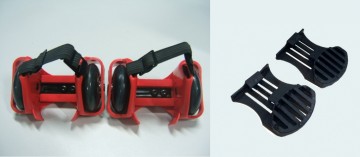 Flashing rollers rood met rem