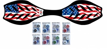 griptape USA vlag voor Ripstik air met set wielen