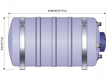 Quick B3 Boiler 25 liter 220V/800 W