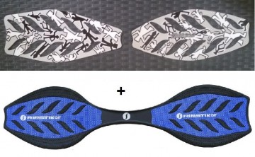 Ripstik air pro met zwart wit mannetjes
