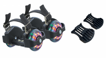 Flashing rollers met rem zwart