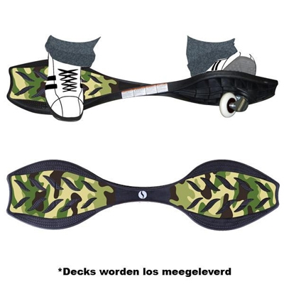 cocaïne Oppervlakte gedragen Ripstik air pro met leger groene sticker - Razor ripstik air -  www.astridswaveshop.nl